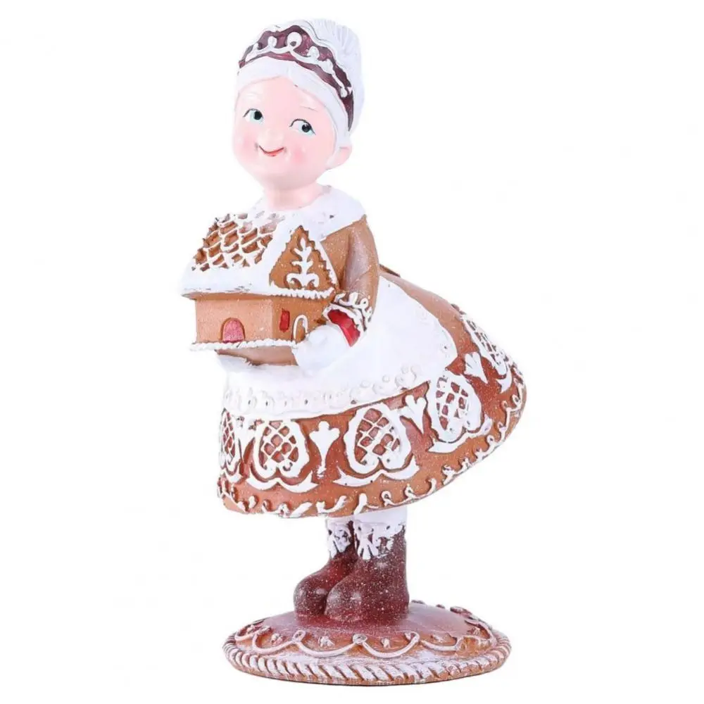 

Fashion Cute Santa Claus Ornaments Cartoon Unique Resin Santa Claus Statues Exquisite Christmas Ornament Office