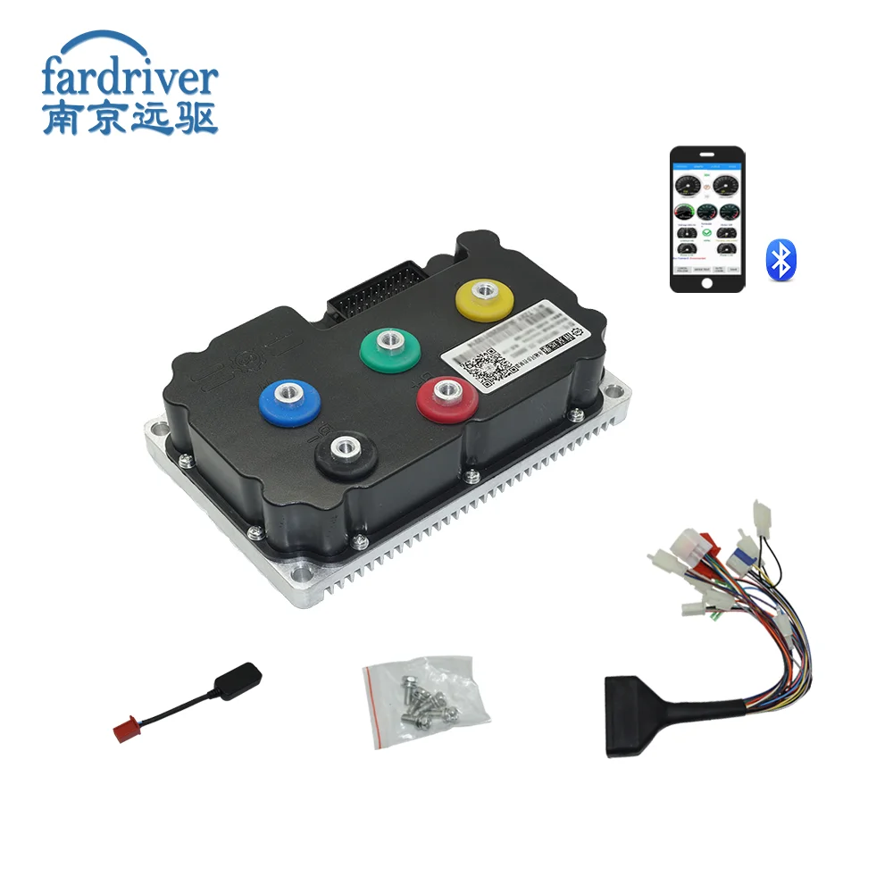 FARDRIVER Controller ND84530 530A Electric Motorcycle Controller For 6000W QSMotor BLDC Programmable Debugging controller