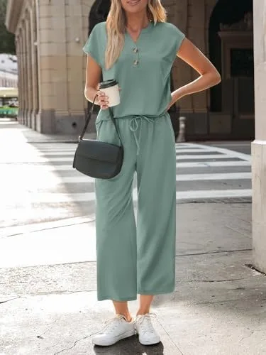 

Women Two-piece Casual Set Holiday Beach Travel Outfit Casual Cruise Fashion Women Lingerie Sets 2 Piece Set Conjuntos Mujer