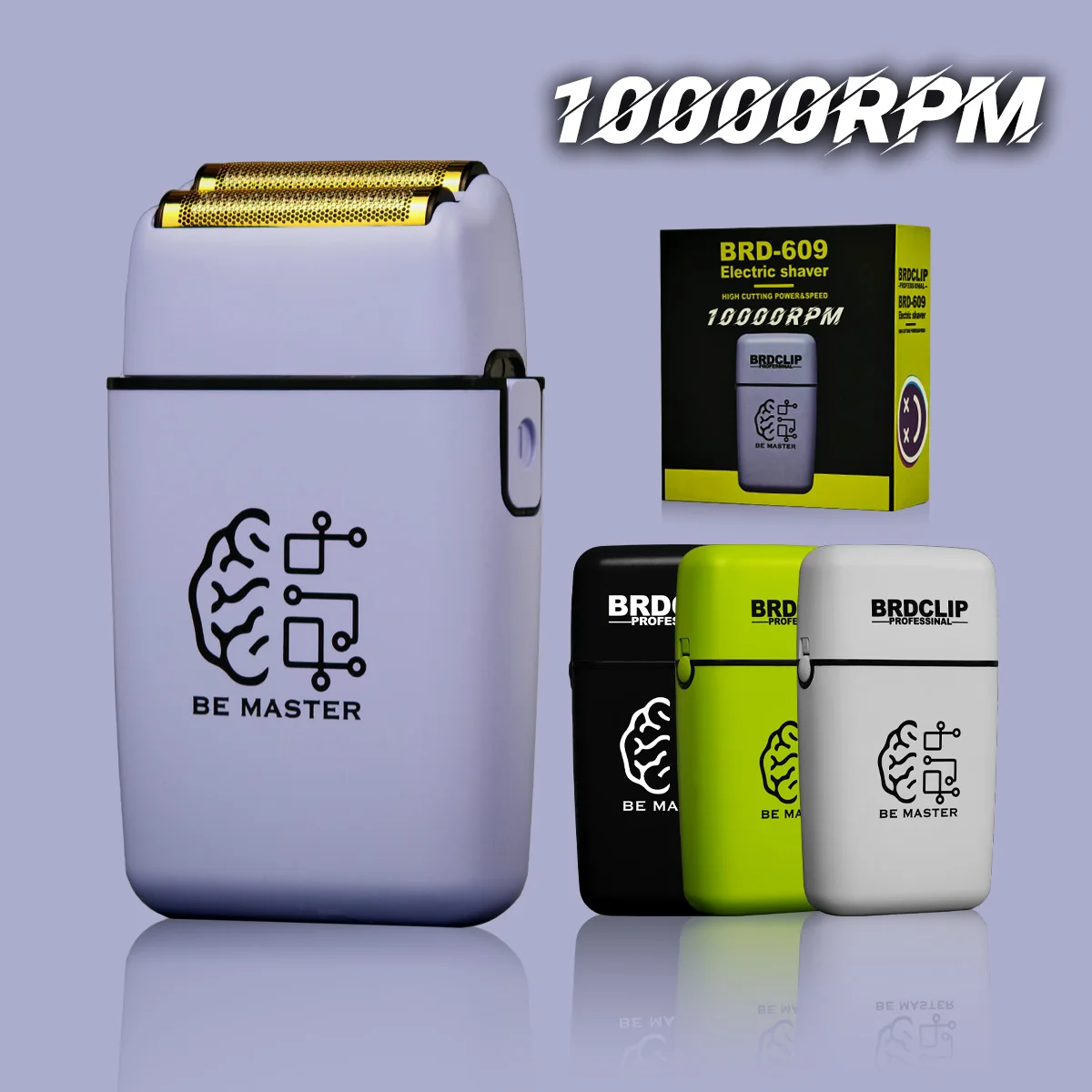 المهنية مقص الشعر الكهربائية BRDCLIP صالون الحلاقة BRD-108 المتقلب 617 ماكينة حلاقة 609 10000 دورة في الدقيقة آلة تشطيب الشعر DLC شفرة #6