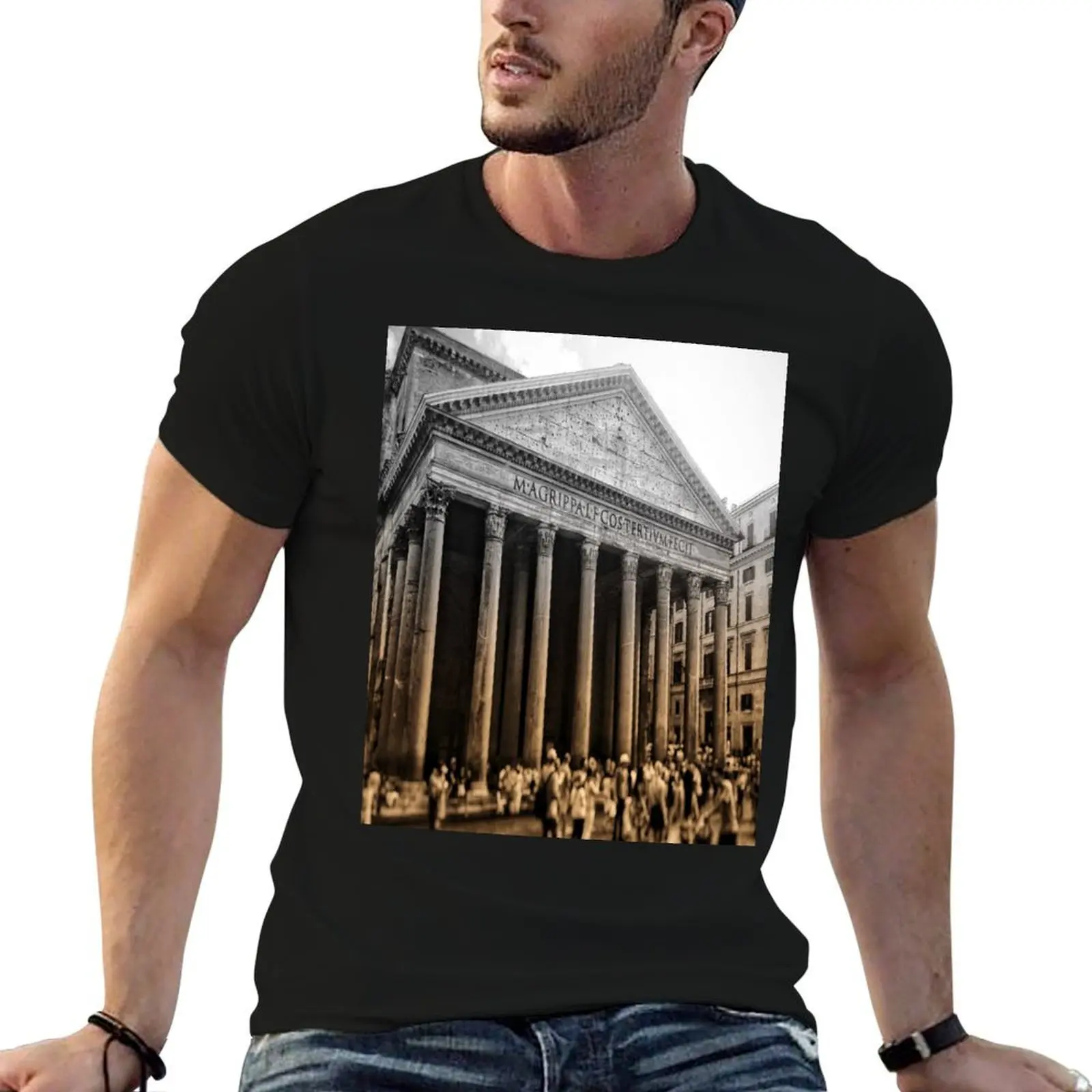 

Agrippa built the Pantheon T-Shirt man t shirt designer t shirt personalised anime t shirts for man T-shirt