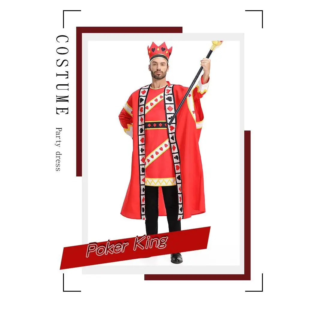 red-poker-king-stage-performance-costume-parent-child-outfit-loween-sle-chinese-production-ethnic-faion-spring-2025