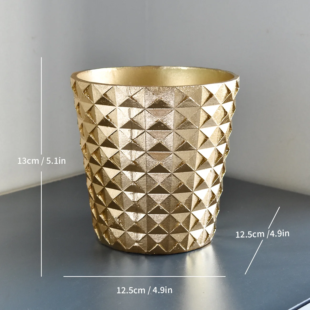 New luxury resin flowerpot table decorative simple modern indoor DIY artificial flower decoration