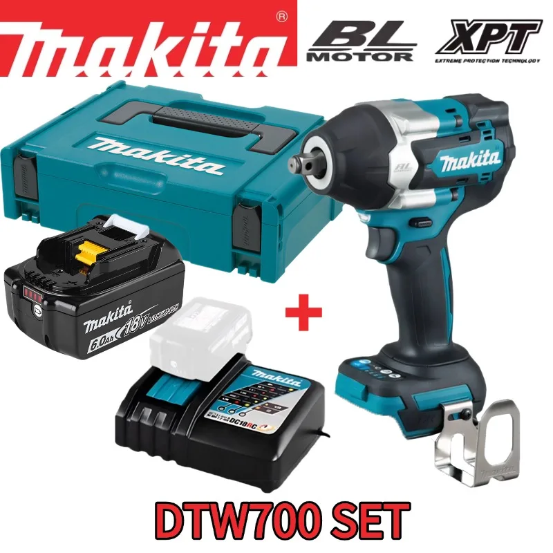 ?️ Originele Makita DTW700 18V LXT Borstelloze Slagmoersleutel 700Nm Hoog Koppel Zware uitvoering voor vrachtwagens & machines ?