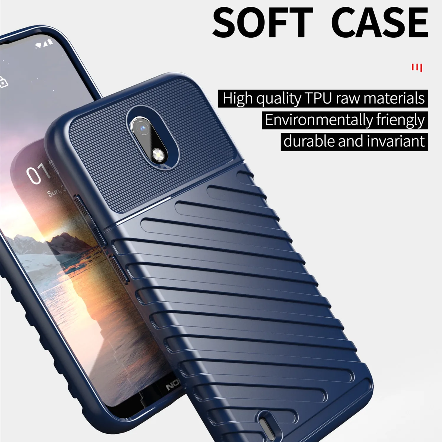 For Nokia 1.3 nokia1.3 Fashion Mobile Shell Luxury Thunder Cover for nokia 1.3 Shockproof Silicone Cases Coque Fundas