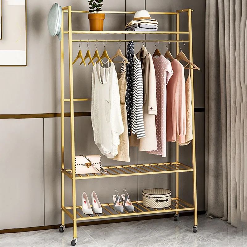 Hall Rack Dressing Room System Industrial Clothing Luxury Stand Clothes Relationship Large Couple Wardrobe Open Wardrobes Hanger