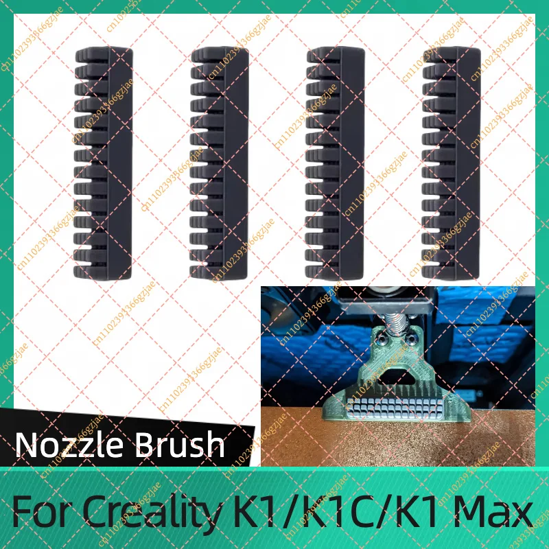 Nozzle Brush for Creality K1/K1C/K1 Max Wiper Silicone Brush Hotbed Scrubber Cleaning Tool for Creality K1 3D Printer Parts
