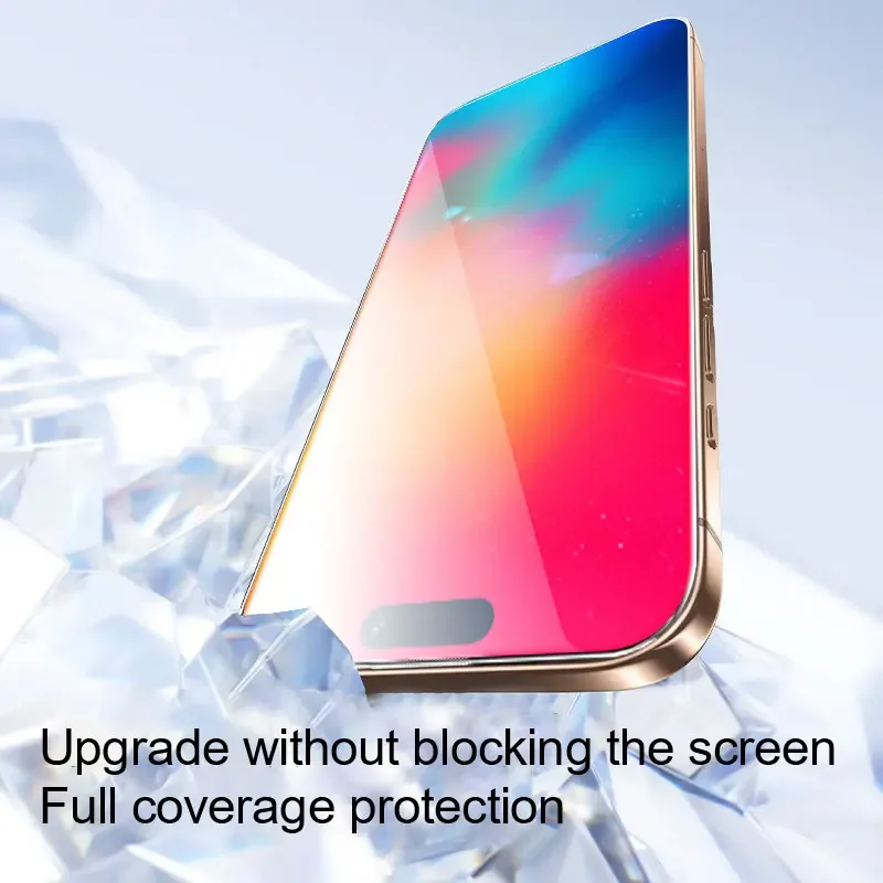 2in 1 Camera Protector Film for iPhone 16 Plus 15 Pro Tempered Glass Screen Protector 14 Pro Max 13 12 11 full cover Camera Lens image 5