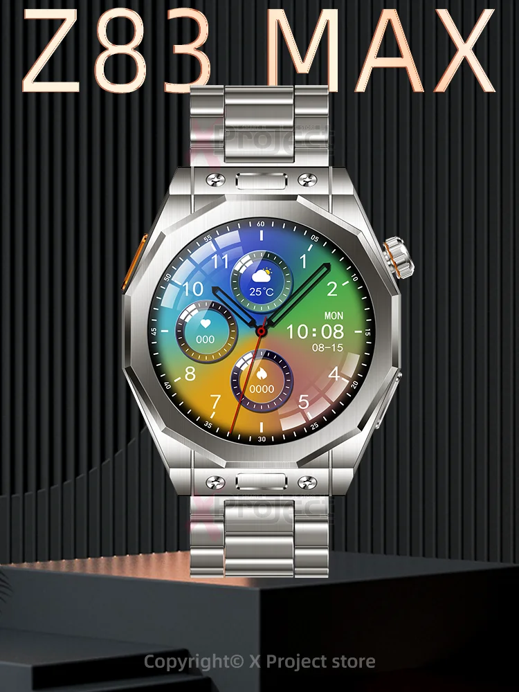 Z83 MAX Smart Watch HD AMOLED Screen Compass NFC Heart Rate Smartwatch Men Women pk HK5 hero ZD3 ZD4 DT4 DT5 Z78 ULTRA PRO MAX