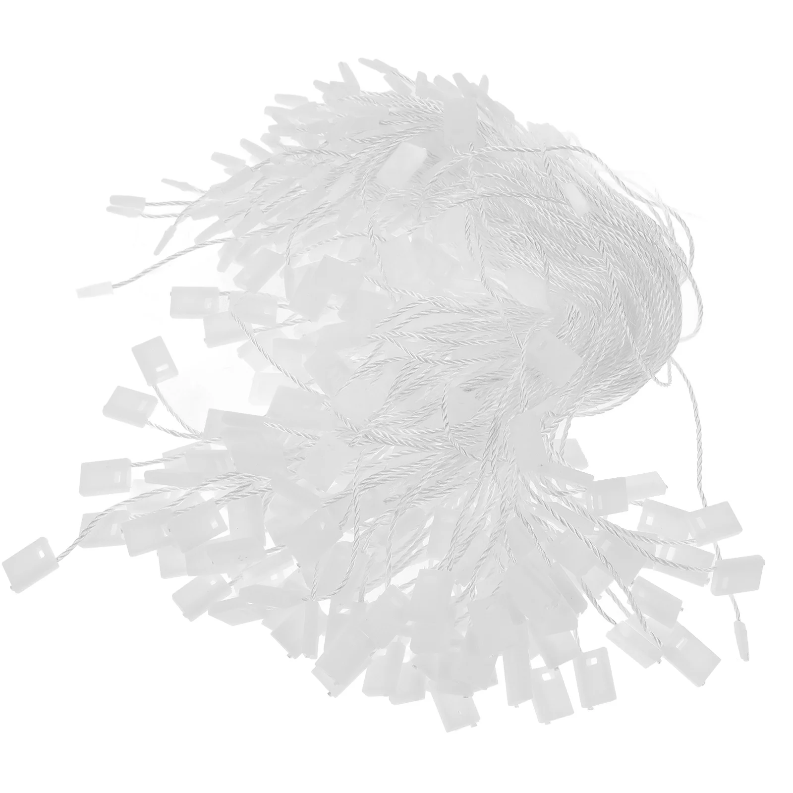 

1000Pcs Hang Tag Strings for Clothing Ample Supply Versatile Tag Cord Fasteners Shop Clothes Tags Decor Accessories