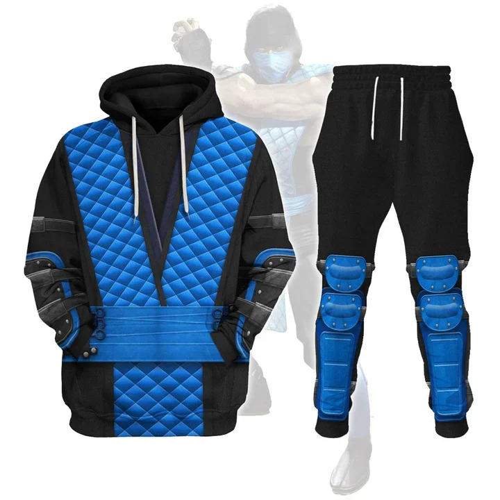 Mortal Kombat Hoodies Game 3D Print Man Woman Tracksuit Set Fashion Casual Hoodie+Pants 2 Piece Sets Kids Cosplay Clothing