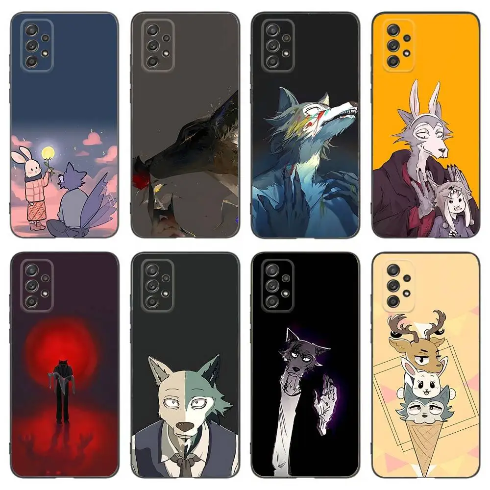 B-Beastars Anime Phone Case For Samsung Galaxy A 91,80,73,72,53,52,51,22,5G,Plus,J,Note Soft Black Cover