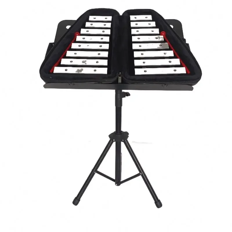 Marching Glockenspiel professional high grade music gift New Music Box 16 Metal Keys Kids Glockenspiel Xylophone