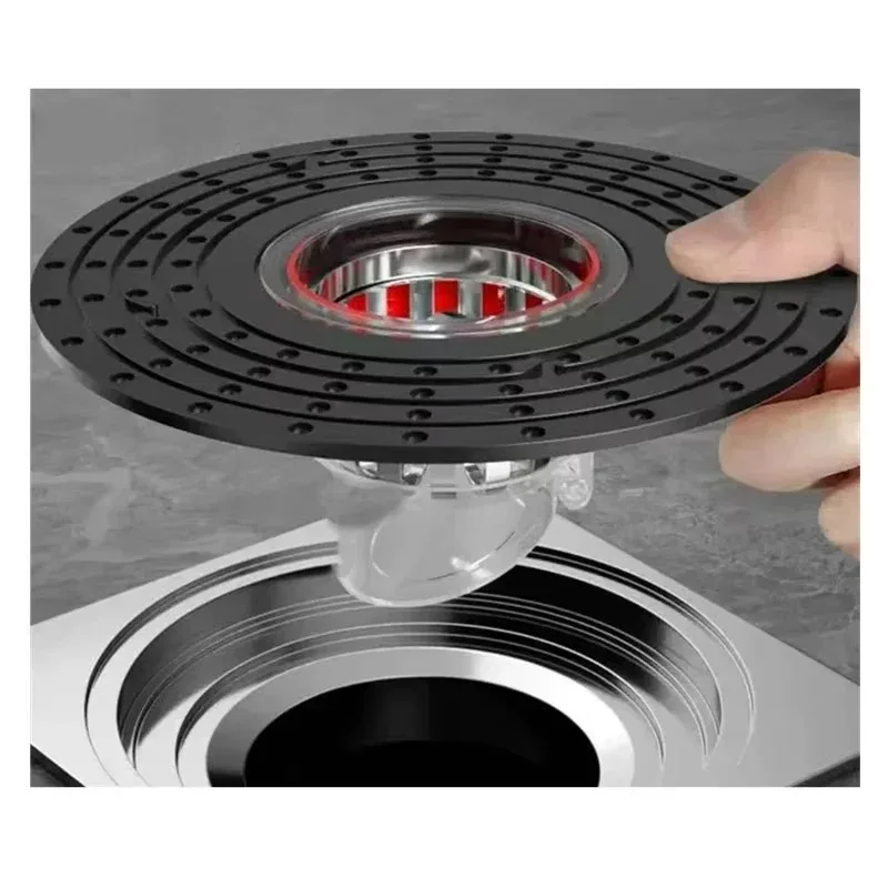 Floor Drain Core Shower Floor Strainer Cover Toilet Sewer Anti-odor Plug ABS No Smell Bathroom Toilet Sewer Shower Drain view 2