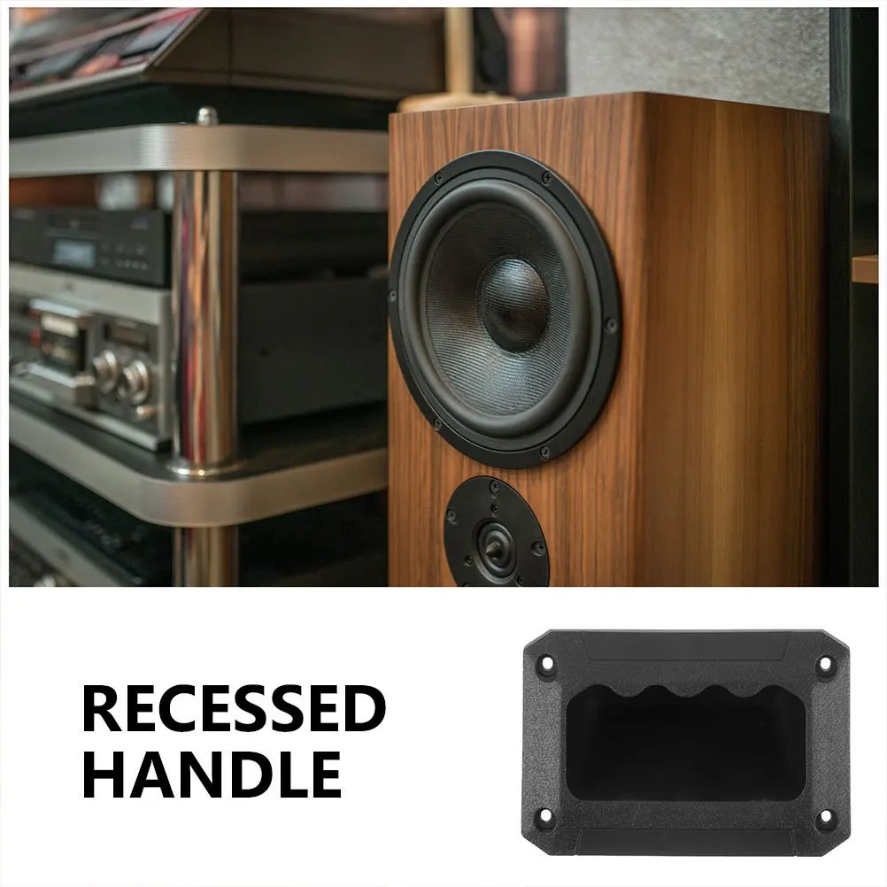 12 قطعة من مقبض مكبر الصوت البلاستيكي المريح لصندوق الخزانة ملحقات مكبر الصوت شديدة التحمل #2