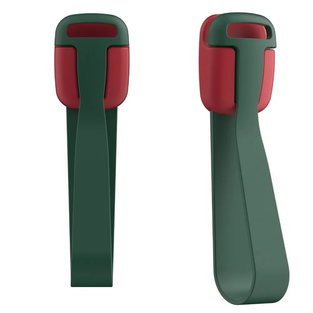 4pcs Reusable Christmas Storage Tie Self Adhesive Cord Sorting Cord Organizer Cable Routing Silicone Cable Strap