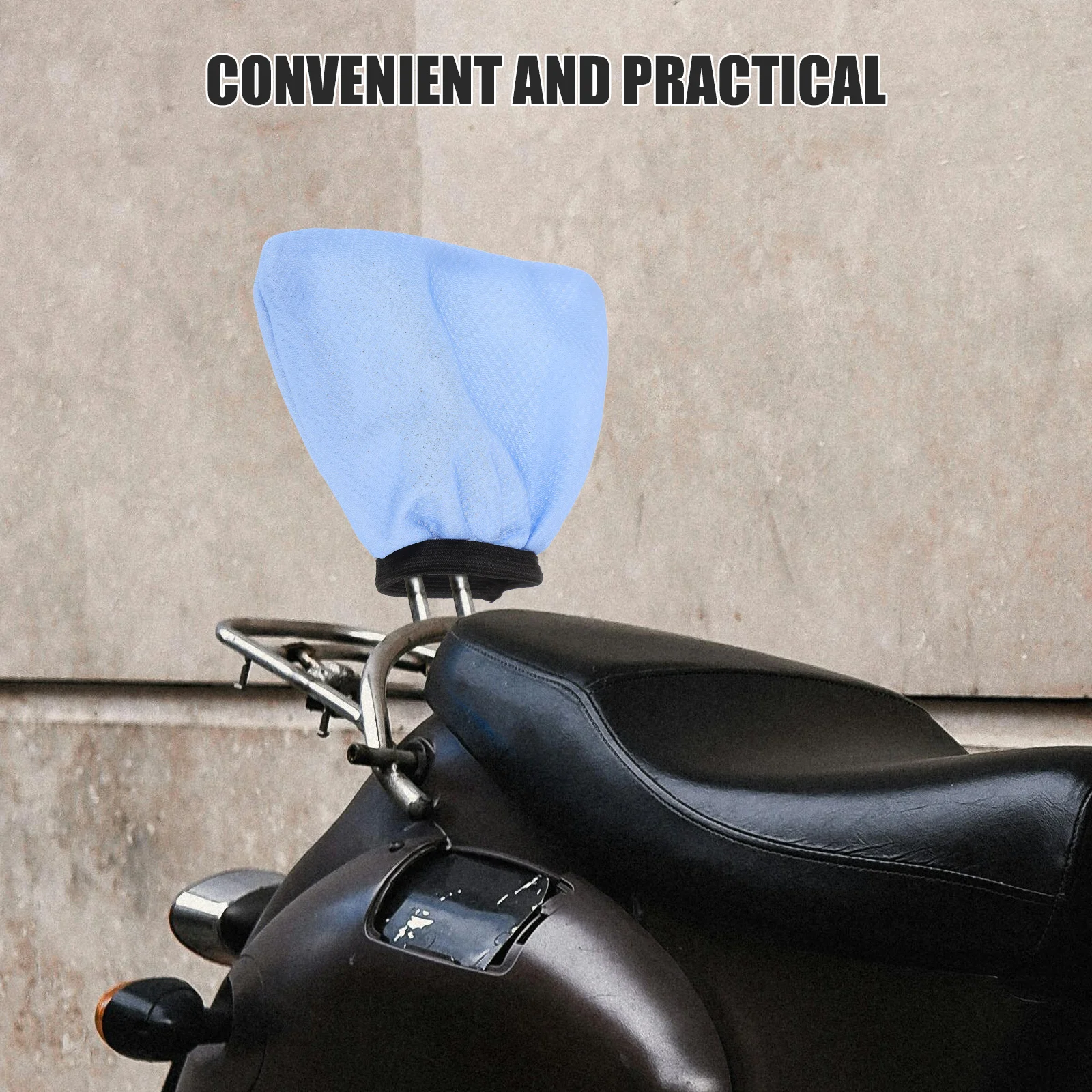 

Electric Vehicle Back Cover Motorcycle Headrest Protector Comfortable Antislip Design Wide Compatibility Replacement Cover For