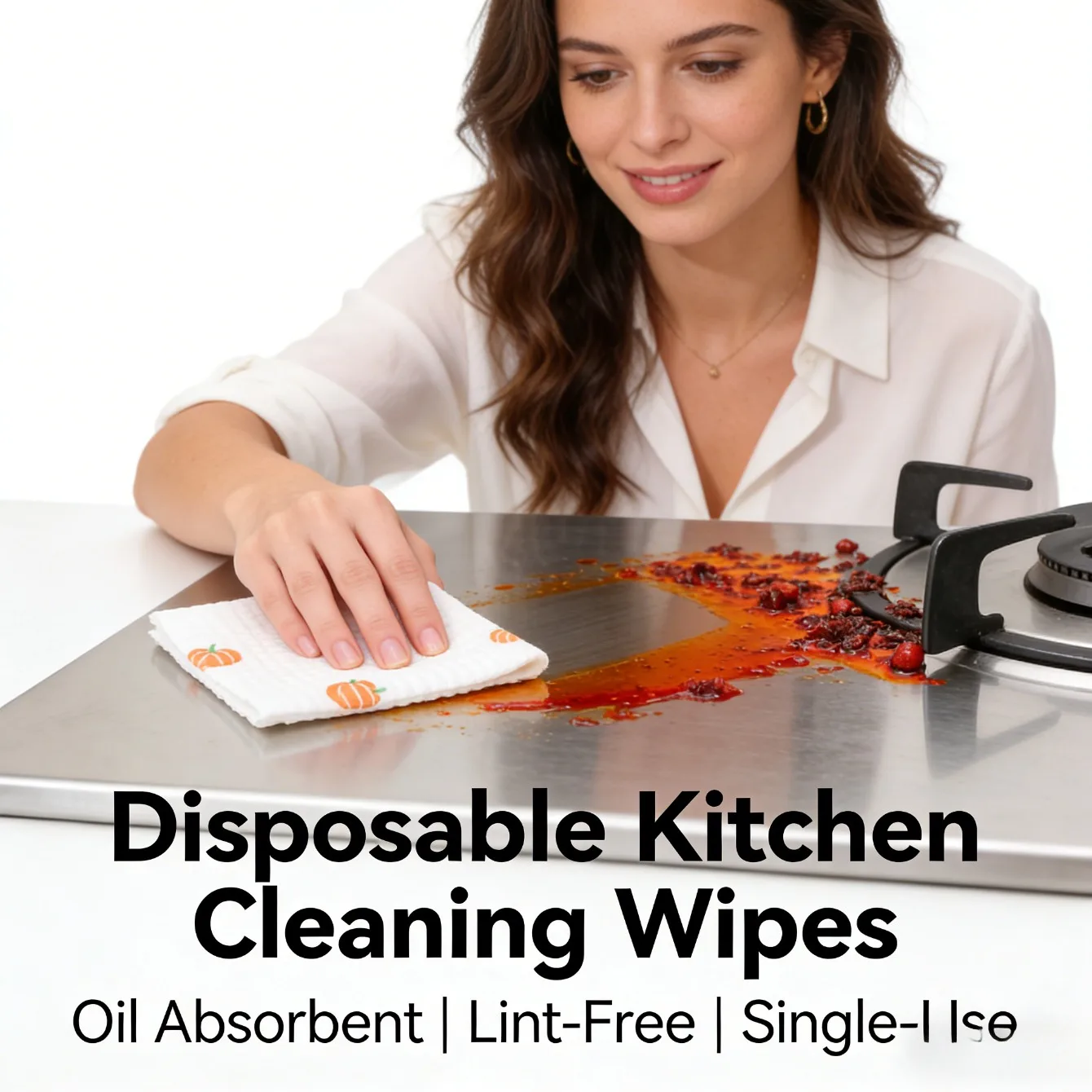 

Kitchen Disposable Lazy Cleaning Cloth Oil Absorbent Washable Dry Wet Dual Use Household Dishcloth