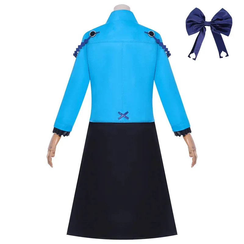 Fantasia de cosplay virgn punk: dança de penas de gelo divino anime estilo 2d roupa de dramatização carnaval roupas de dramatização de halloween