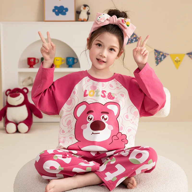 Disney Snow White autumn new children's pajamas cartoon animation star Dailu long-sleeved Mickey loungewear