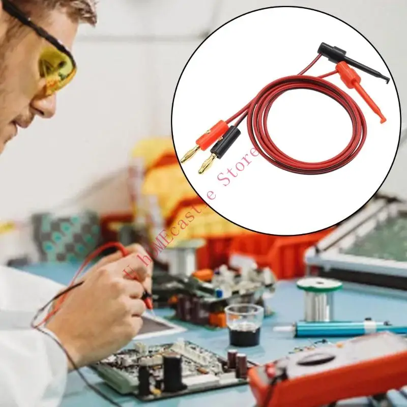 63HF 4mm Banana Plug Test Leads Copper Cores for Electrical Testing and Measurement