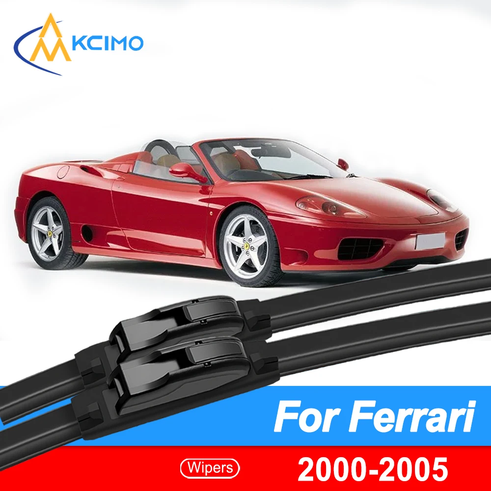 Escobillas Limpiaparabrisas para Ferrari 360 Modena 360 Spider F131 2000-2005, Diseño Simétrico, Sin Espacios