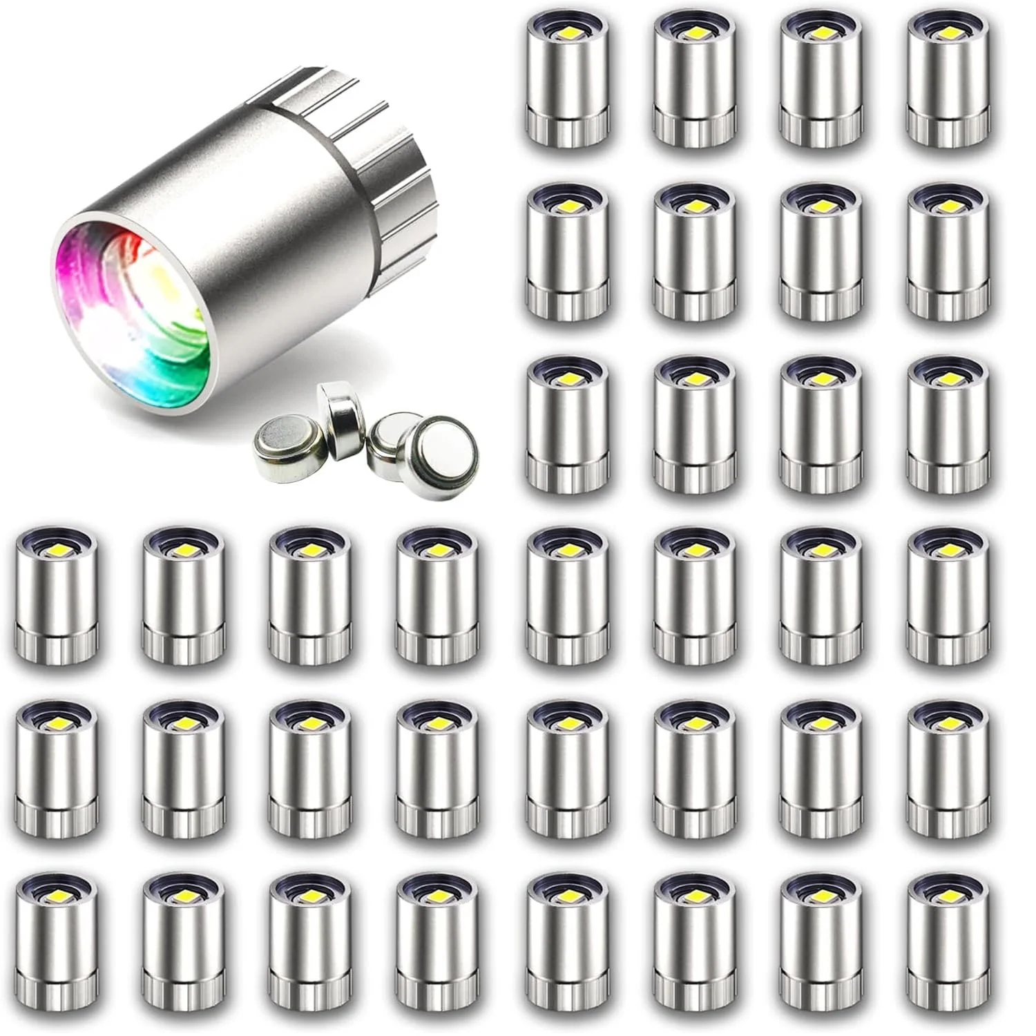 1000Pcs Miniature Led Lights for Hand Craft/DIY Battery Powered Dollhouse Light Mini Lights for Toy Brick Building Blocks