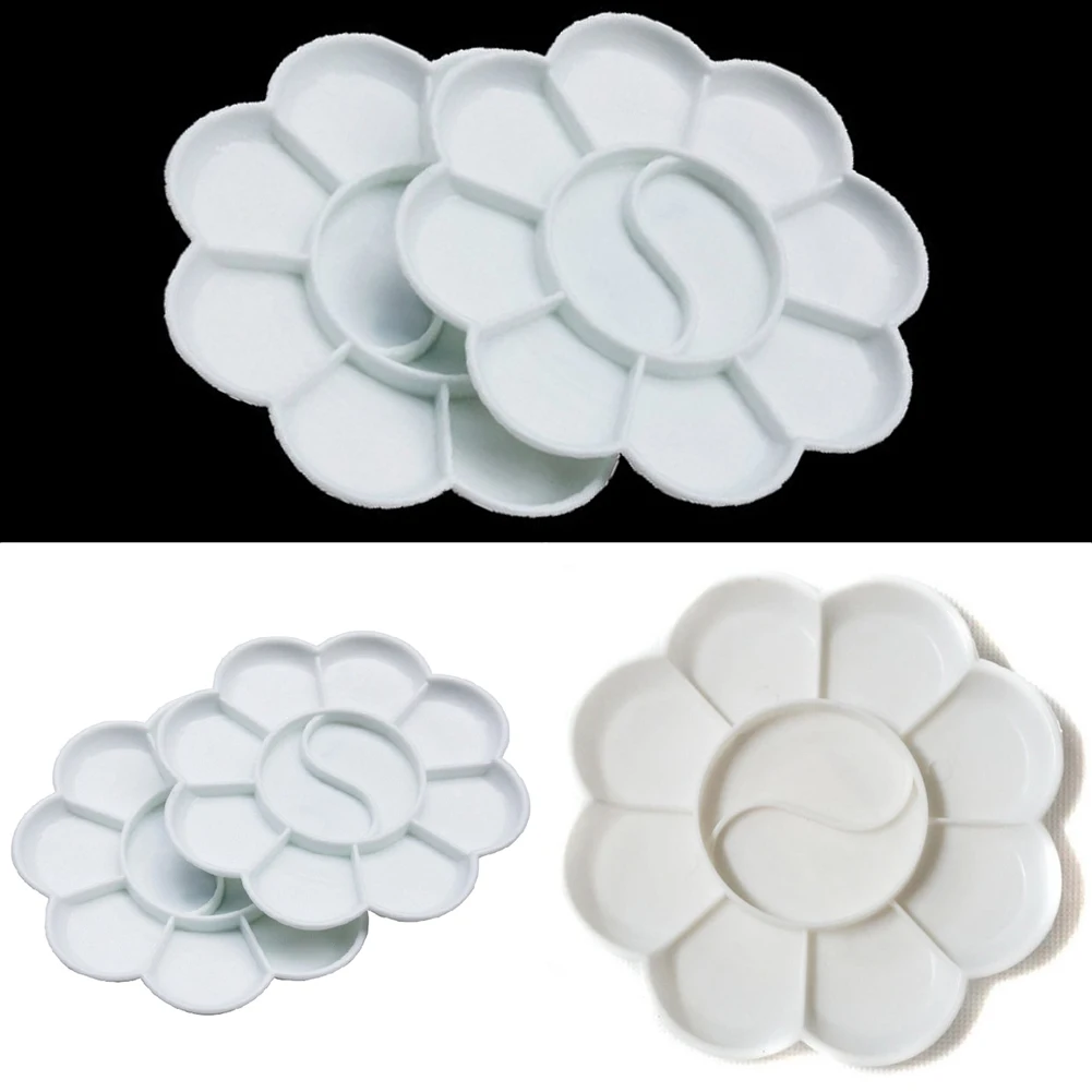 Estudiante Escuela Fácil de limpiar Redondo Hogar Portátil Accesorios Profesionales Principiantes Dibujo Paleta de Colores