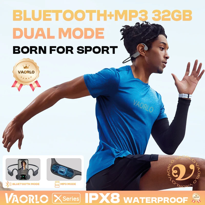 Original Bone Conduction Wireless Headphones Bluetooth 5.4 32GB MP3 Player IPX8 Waterproof Swimming Sports HIFI Music Headsets - view 4