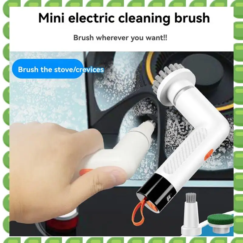 Cepillo de limpieza eléctrico A04V, fregador de ollas de cocina multifunción para el hogar, cepillo de limpieza automático de mano