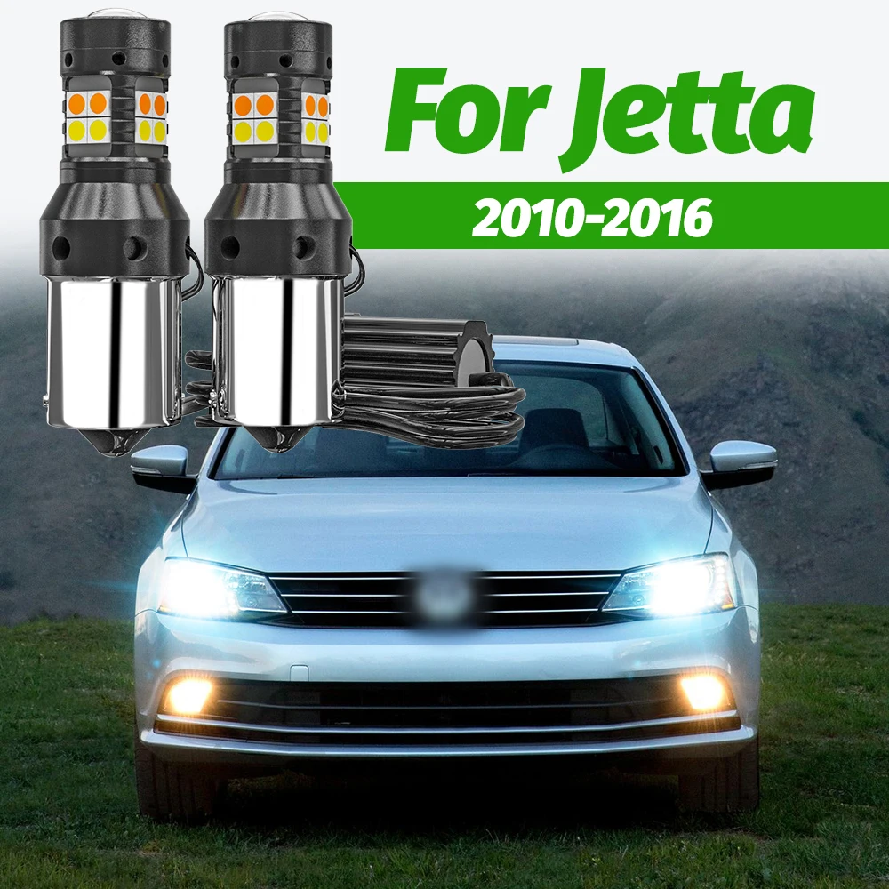 

2 шт. двухрежимный указатель поворота + дневные ходовые огни, аксессуары, светодиодные DRL для VW Jetta mk4 2010-2016 2011 2012 2013 2014 2015