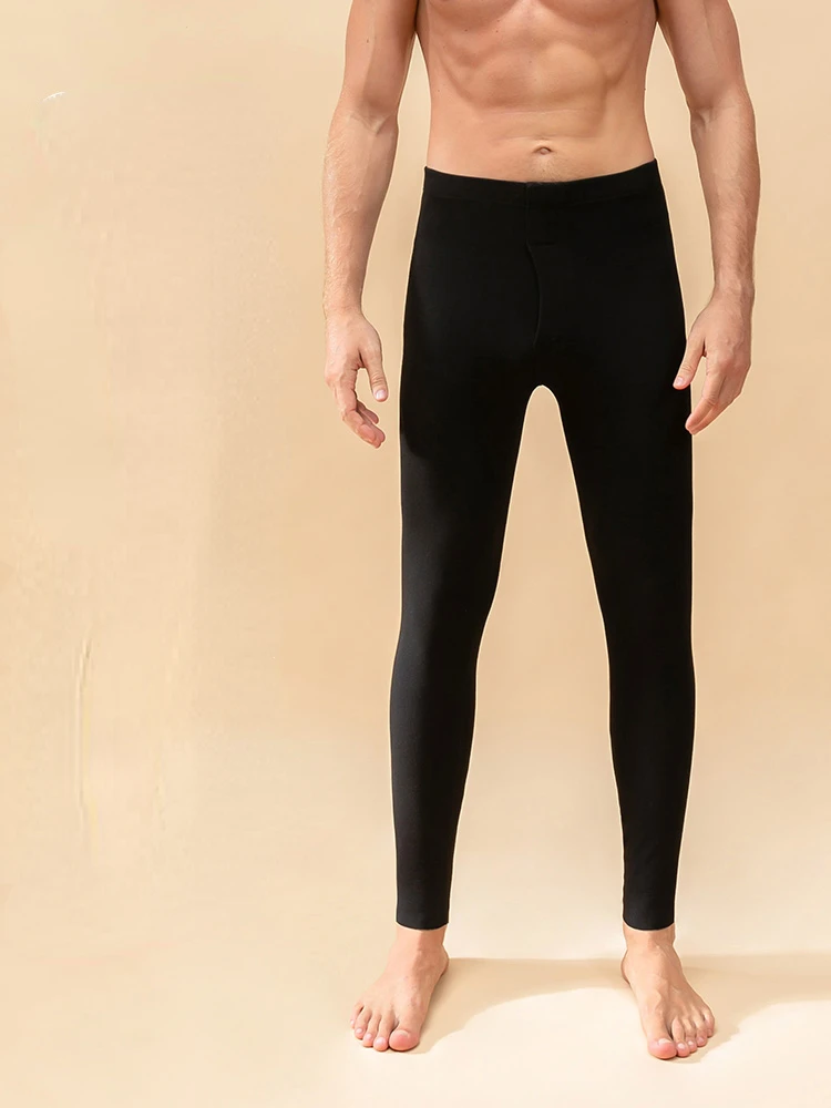 

2023 Fashion Winter Merino Wool Men's Long Johns Thermal Underwear Pants Baselayer Merino Wool Bottom Thermal Warm G63