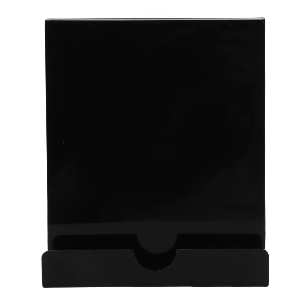 Portable Black Reading Rack 16*18cm Acrylic Book Stand Exercise Bike Book Holder Home Workout