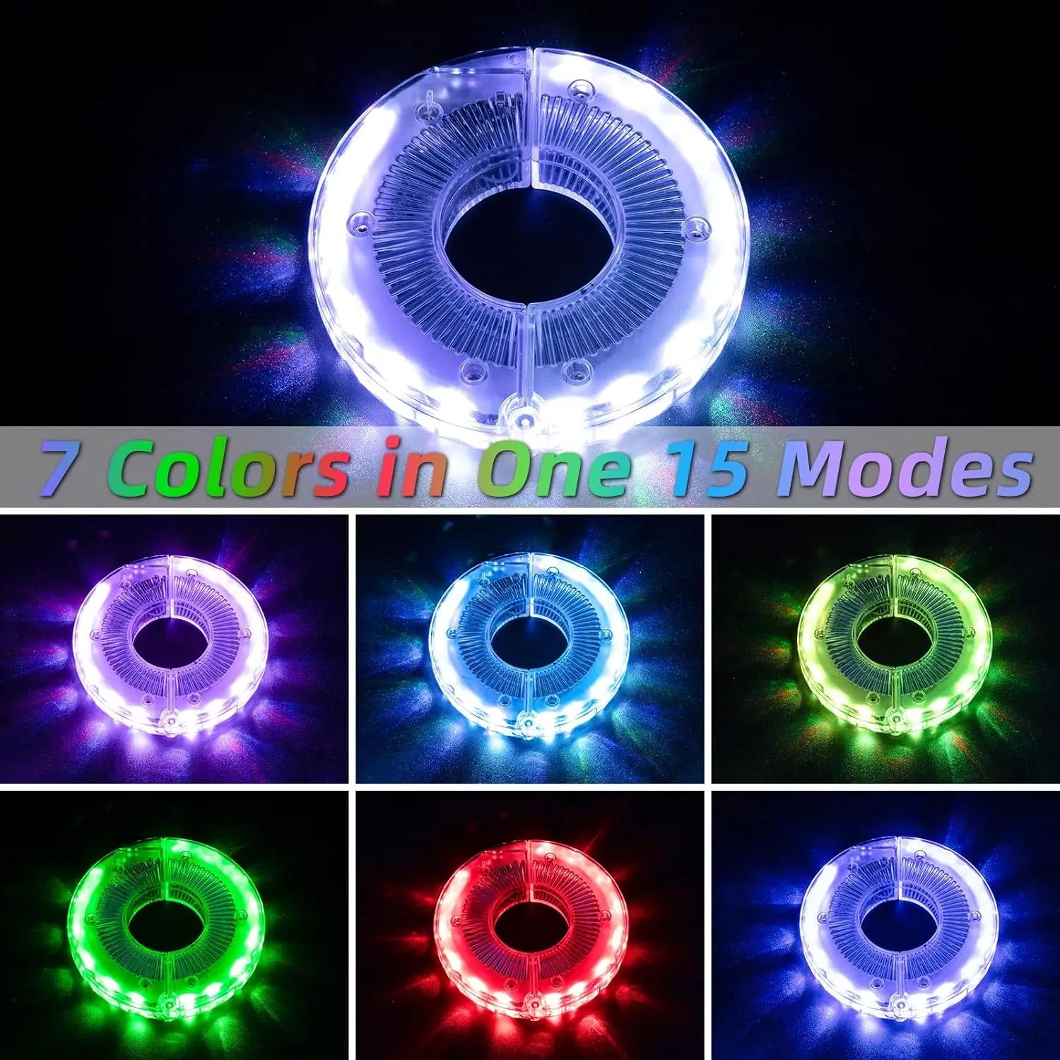 Bicycle Charging Tire Light Children Balance Car Hot Wheels Decorative Light Colorful LED Intelligent Sensor Wheel Light