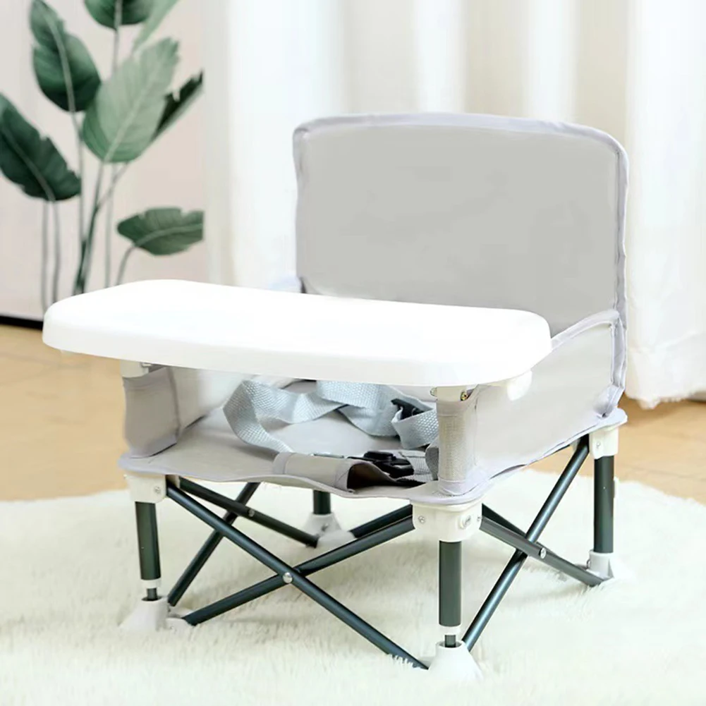 Portable Baby Dining Table Chair for Eating Foldable Household Baby Chair Seats Multifunctional Safety Children Outdoor Camping