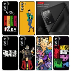 Lupin The Third Lupin Iii Phone Case For Samsung S24 S23 S22 S21 S20 FE S10 S10e Ultra Plus Lite Black Soft Cover