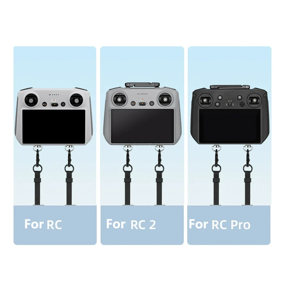 Cordão para dji rc2/rc/rc pro, alça de pescoço ajustável para controle remoto dji air 3s/neo/mavic 3/mini 3/air 2s, acessórios para drones