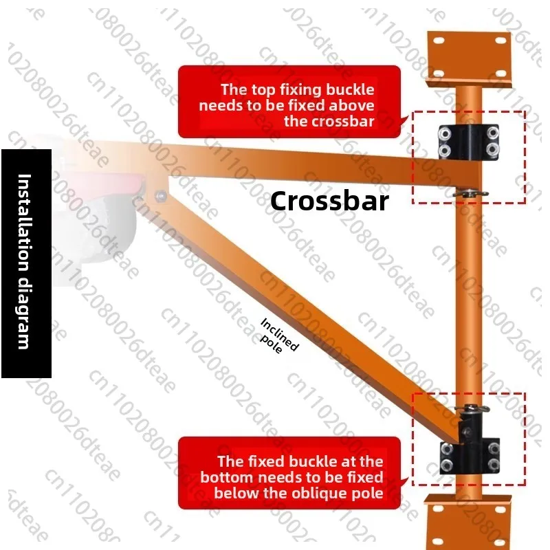 Micro Electric 220V Wall Crane Hoist Home Decoration Small Lift Crane Column Bracket