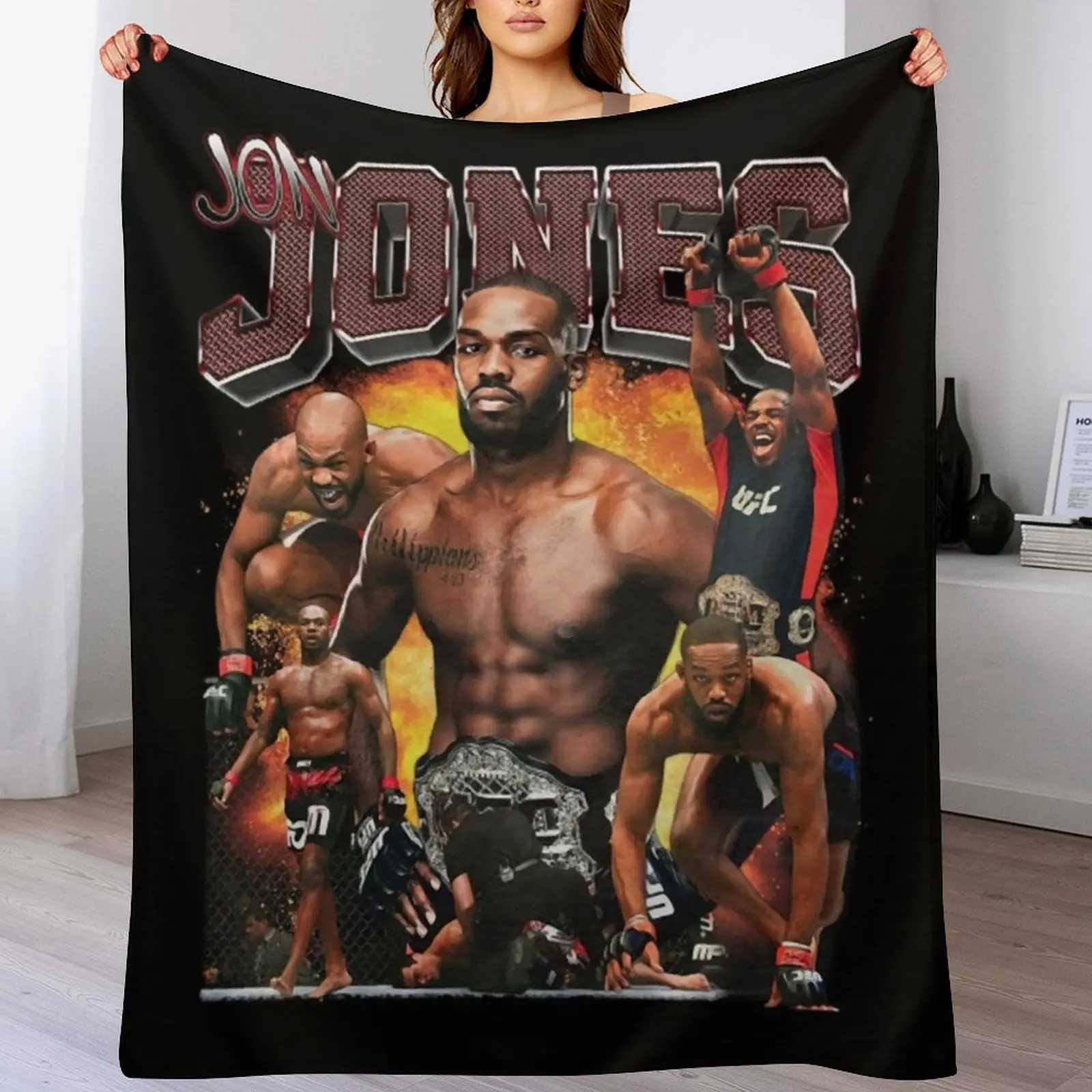 

Jon Jons MM Throw Blanket All Season Lightweight Soft Blanket for Bed