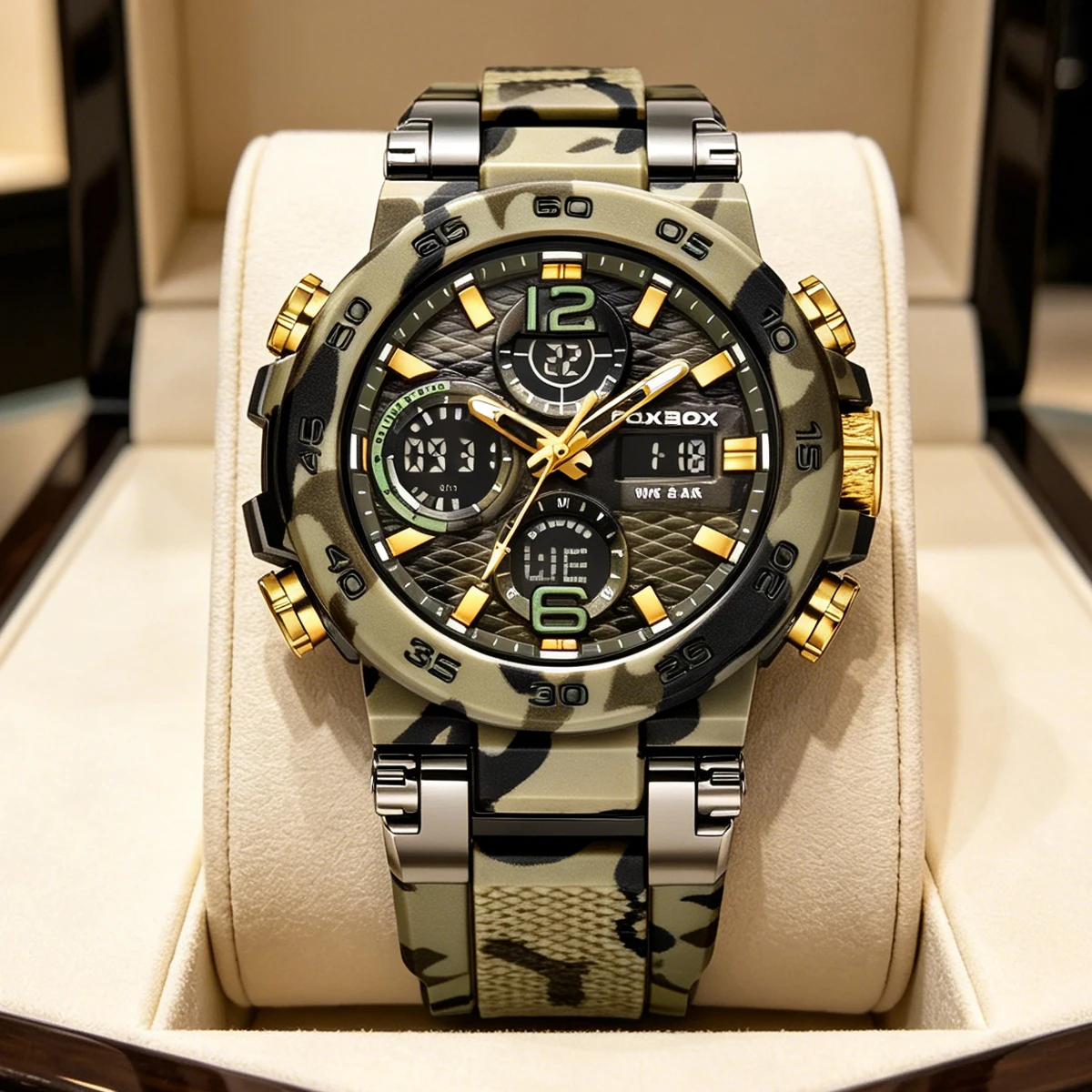 Reloj de pulsera electrónico LIGE para hombre, reloj deportivo luminoso con pantalla LED de lujo, reloj deportivo resistente al agua con alarma de cuarzo militar, relojes con fecha para hombre