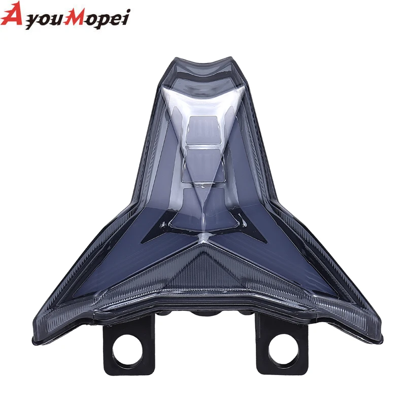 For KAWASAKI Z400 Z1000/R ZX6R ZX10R ZX10RR NINJA 400 Motorcycle LED Tail Light Rear Brake Stop Lamp with Turn Signal Flashing