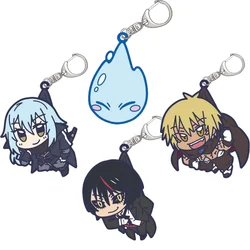 Anime Fans Gifts as a Slime Rimuru-sama Shion Shuna Mjurran HD Figures Acrylic Keychain pendant Ornament Collection About 6cm