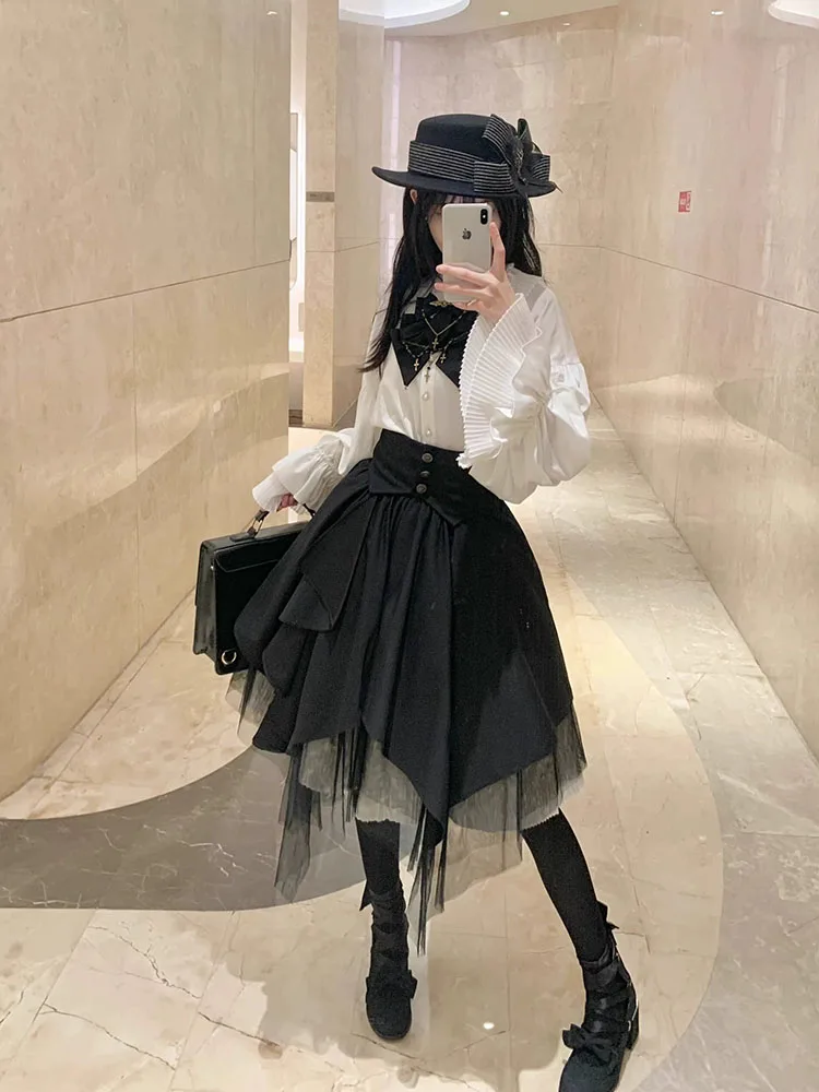ensemble-lolita-chemise-plissee-a-manches-lanternes-style-gothique-et-jupe-mi-longue-en-tulle-a-taille-irreguliere-–-accessoires-de-mode-feminins