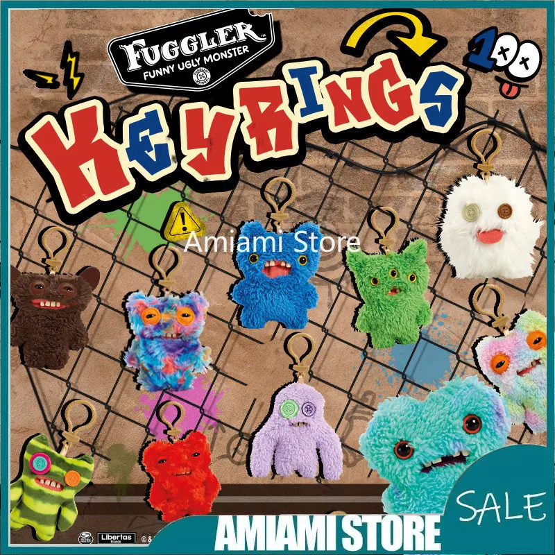

12 см Официальные плюшевые игрушки Fuggler: Уродливо-милые зубные монстры-подвески, забавные зубные куклы-подвески, плюшевые брелоки-игрушки, подарки