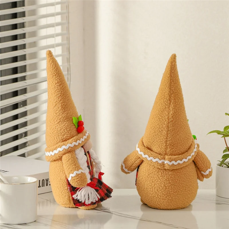 Decorações de baag-christmas, feliz natal boneca sem rosto pelúcia E-Lf ornamentos pingente casa ano novo decorações de natal um fácil t