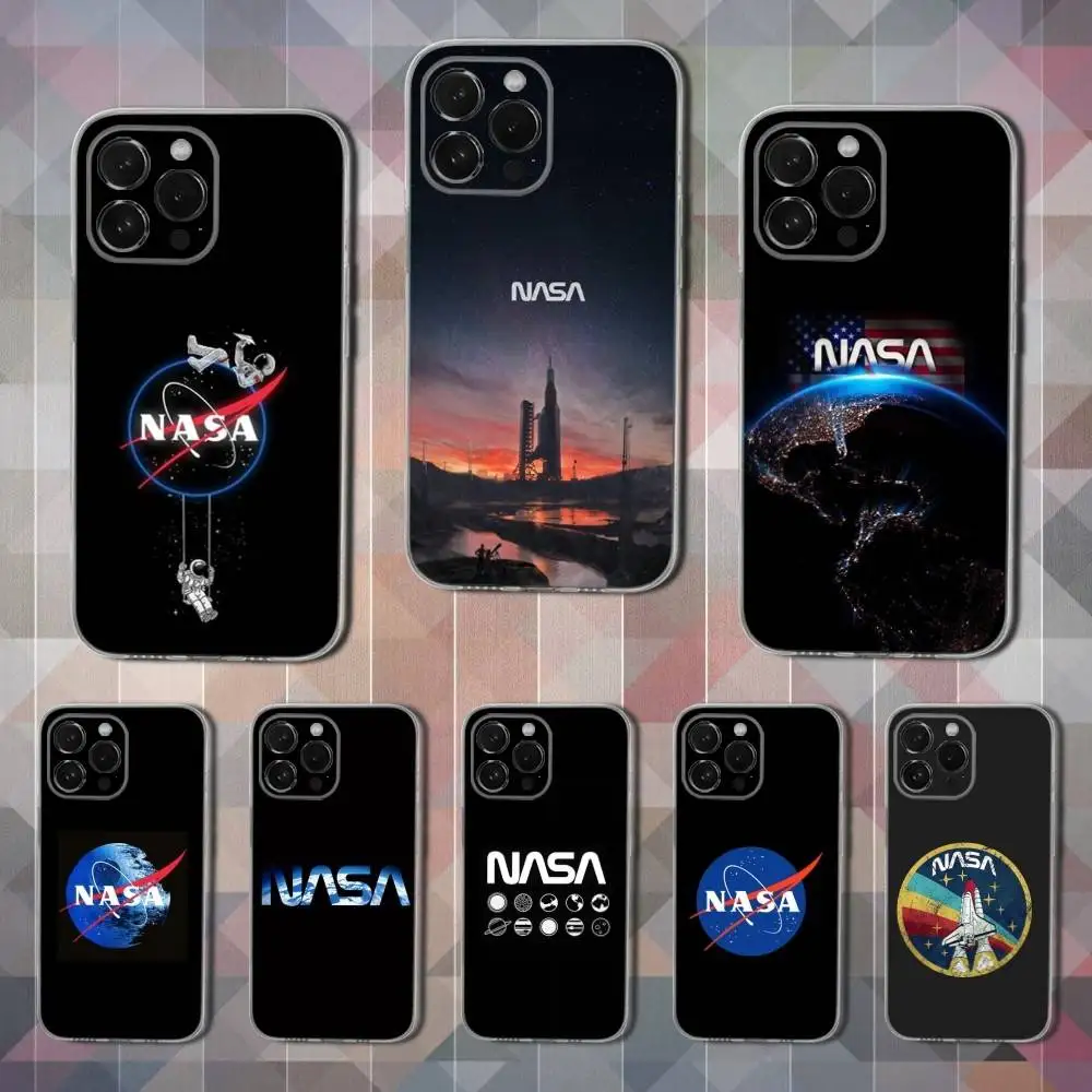 

Cool N-Nasa A-Aerospace Phone Case For iPhone 16,15,14,13,12,11 Pro,Max,Plus,X,XS,XR,SE,Mini Transparent Soft Cover