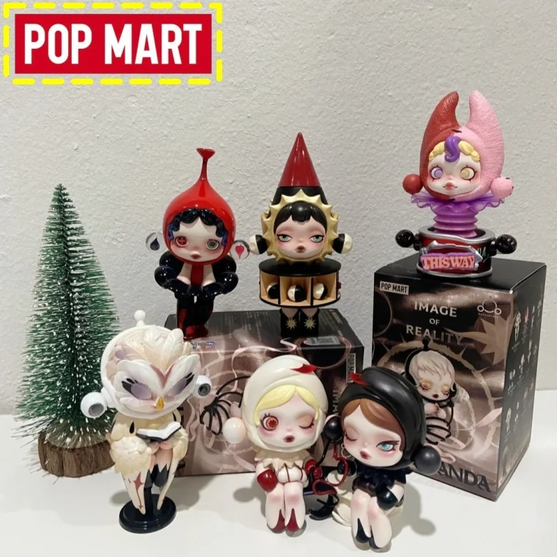 

Pop Mart Genuine Skullpanda Image Of Reality Series Blind Box Trendy Collectible Figurines Toys Perfect Birthday Gift For Trend