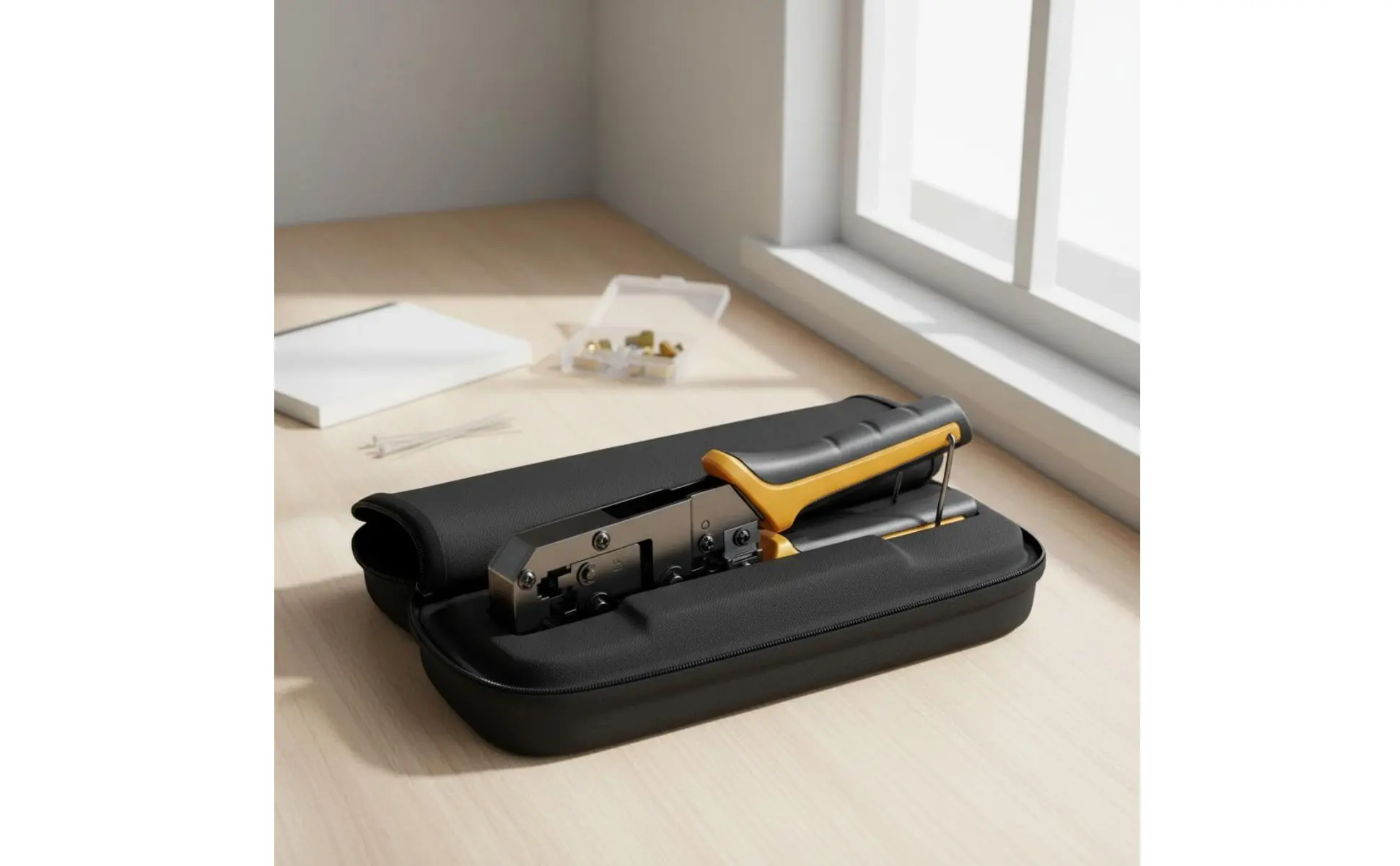 Crimping Tool Multi-Functional Network Wire Crimper Wire Crimper and Insulation Remover Ergonomic Handle Crimping Tool Multi-Functional Network Wire Crimper Wire Crimper and Insulation Remover Ergonomic Handle
