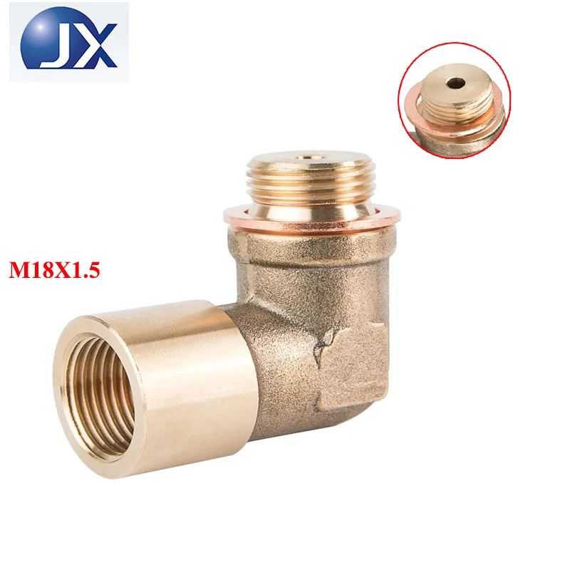 

Автозапчасти M18x1,5, латунное соединение, фитинг для труб на 90 градусов, адаптер датчика кислорода, коленчатый разъем