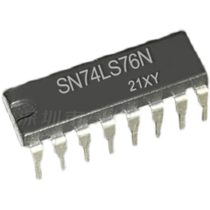 [IN STOCK]1 Piece 74LS76 HD74LS76AP SN74LS76N Direct Plug DIP-16 Clear K Trigger  Chip